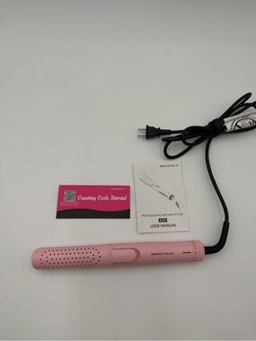 NIB Wavytalk Airflow Styler Curling Iron, Cool Curl, 360° 1”